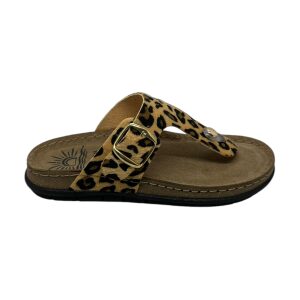 Δερμάτινη Ανατομική Σαγιονάρα Sunny Sandals  SIENNA-50301 A-Leopard