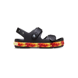 Crocs Kids Crocband Cruiser Flames Sndi 211268-001 Black