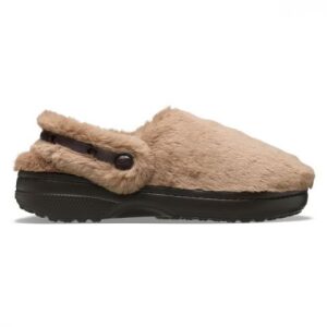 Crocs  Παντόφλες Χειμερινές Unisex Classic Unfurqettable 211116-2JJ Milk