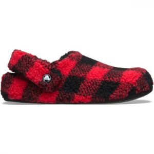 Crocs Παντόφλες Χειμερινές Unisex Buff Check Cozzy 210755-6WG Red