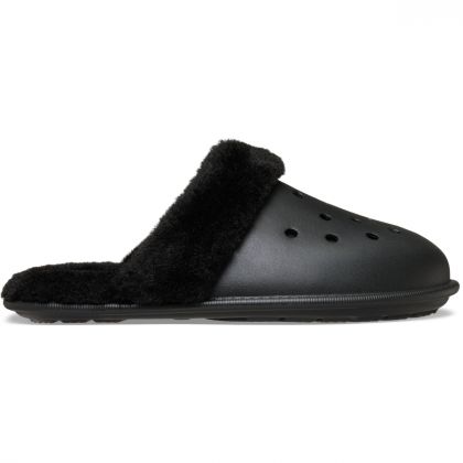 Crocs Παντόφλες Χειμερινές Unisex Fuzz Scuff 212143-001 Black