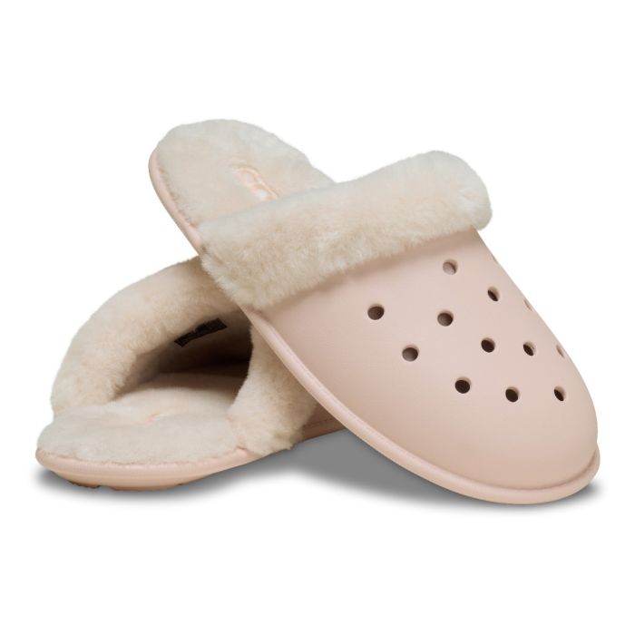 Crocs Παντόφλες Χειμερινές Unisex Fuzz Scuff 212143-6UR Quartz - Image 3
