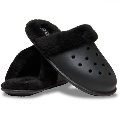 Crocs Παντόφλες Χειμερινές Unisex Fuzz Scuff 212143-001 Black - Image 3