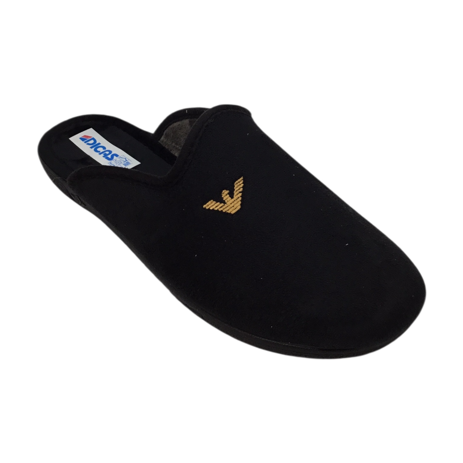 Ανδρικές χειμερινές παντόφλες Dicas AC12341X Black - Image 3