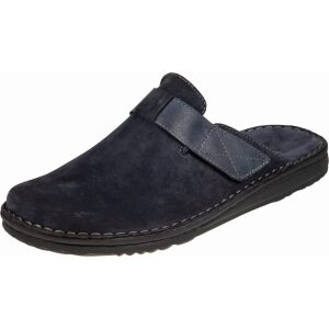 Ανδρικές παντόφλες δερμάτινες ανατομικές Adams Shoes 585-25503 Blue