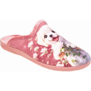 Γυναικείες χειμερινές παντόφλες adams shoes 624-25616 Pink