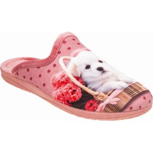 Γυναικείες χειμερινές παντόφλες adams shoes 624-25617 Pink