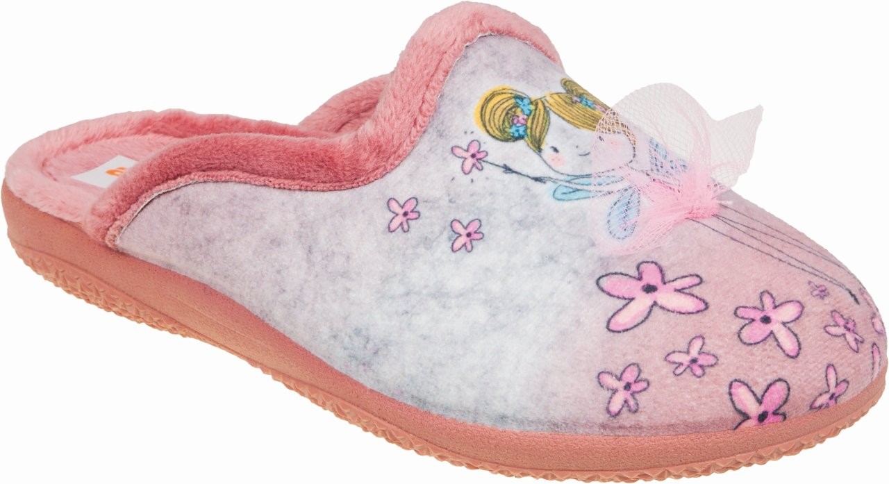 Παιδικές παντόφλες χειμερινές κορίτσι Adam's 624-25712 ROZA