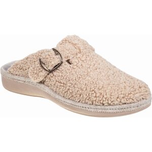 Γυναικείες χειμερινές παντόφλες adams shoes 754-25528 Beige