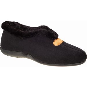 Παντόφλες γυναικείες κλειστές χειμερινές Adams 773-25501 Black