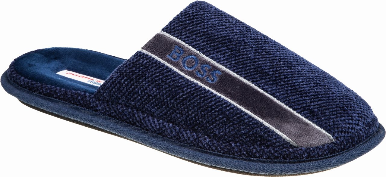 Ανδρικές παντόφλες χειμερινές Adams shoes 895-25502 Blue