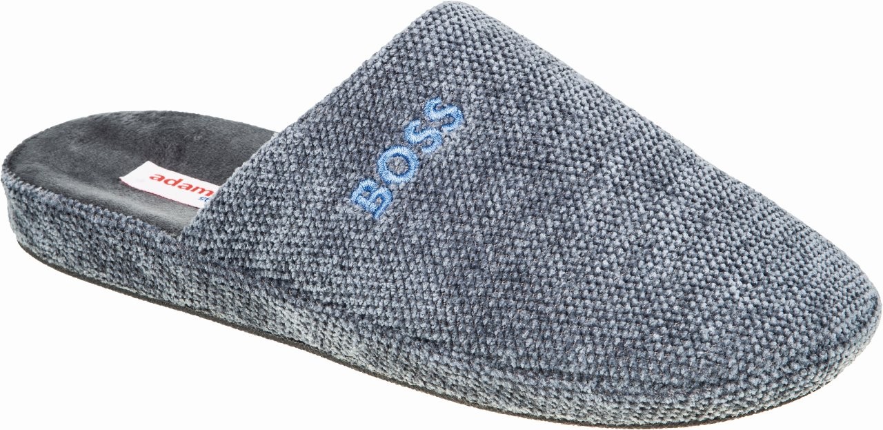 Ανδρικές παντόφλες χειμερινές Adams shoes 895-25509 Grey