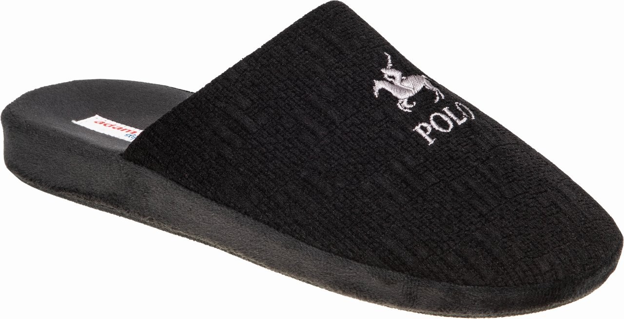 Ανδρικές παντόφλες χειμερινές Adams shoes 895-25510 Black