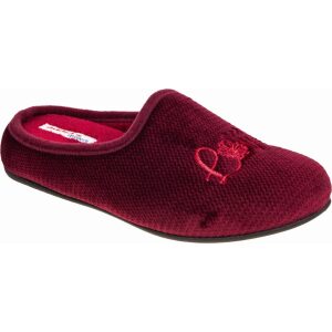 Γυναικείες χειμερινές παντόφλες adams shoes 895-25512 Bordo