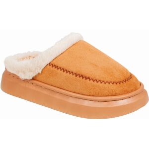 Γυναικείες χειμερινές παντόφλες adams shoes 895-25514 Camel