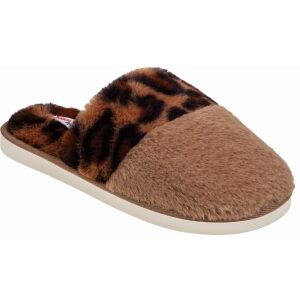 Γυναικείες χειμερινές παντόφλες adams shoes 903-25504 Camel