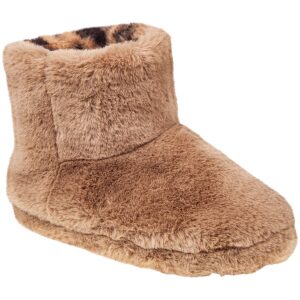 Γυναικείες χειμερινές παντόφλες μποτάκι adams shoes 903-25509 Camel