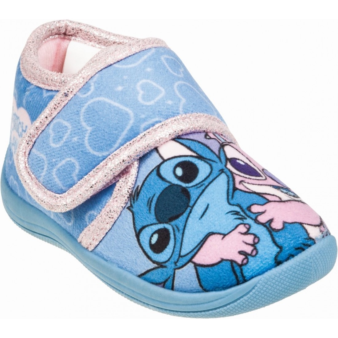 Παντοφλάκια μποτάκια χειμερινά κορίτσι stitch ανατομικά Adams 904-25506 Blue/Pink