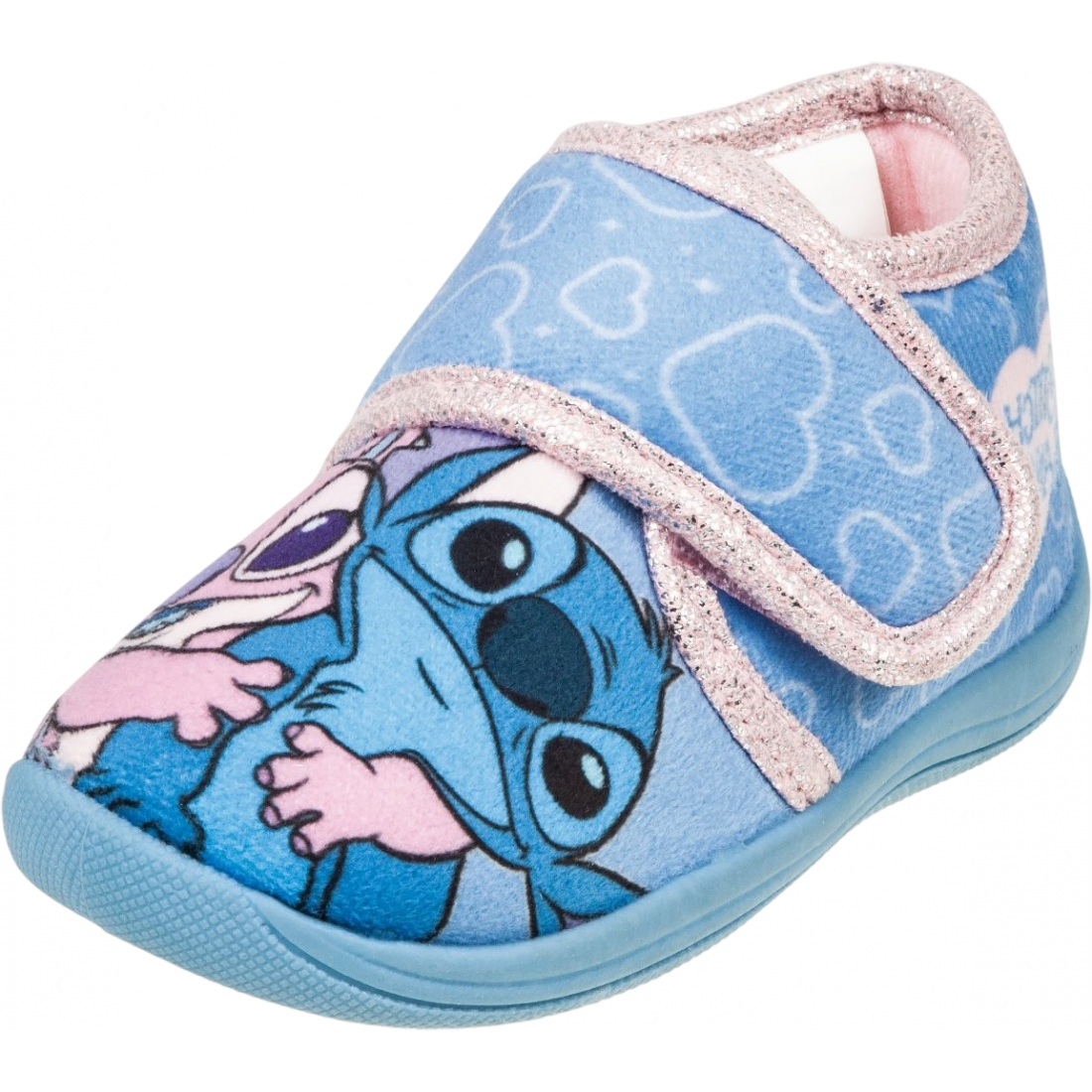 Παντοφλάκια μποτάκια χειμερινά κορίτσι stitch ανατομικά Adams 904-25506 Blue/Pink - Image 2