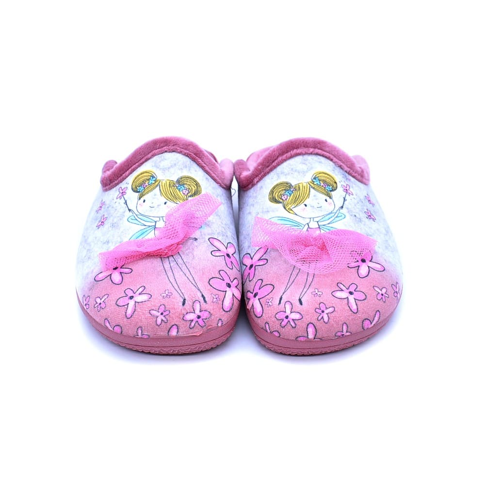 Παιδικές παντόφλες χειμερινές κορίτσι Adam's 624-25712 ROZA - Image 3