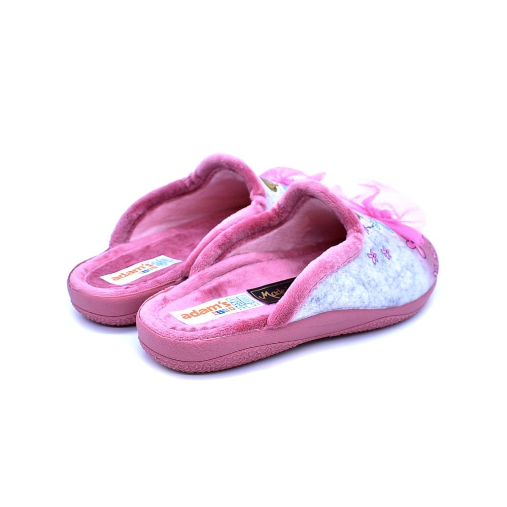 Παιδικές παντόφλες χειμερινές κορίτσι Adam's 624-25712 ROZA - Image 2