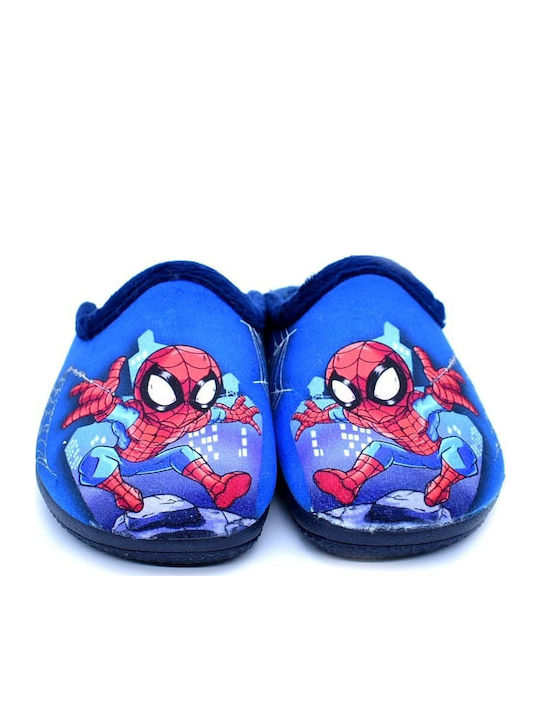 Παιδικές παντόφλες χειμερινές spiderman αγόρι Adam's 624-25703 Blue - Image 6