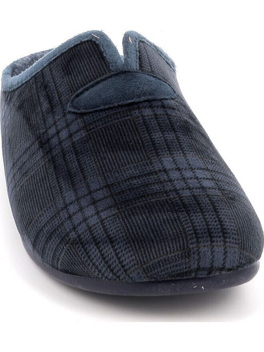 Ανδρικές Παντόφλες Χειμερινές adam's 739-25502 Blue - Image 2