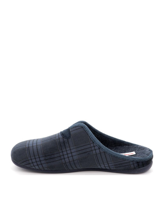 Ανδρικές Παντόφλες Χειμερινές adam's 739-25502 Blue - Image 3