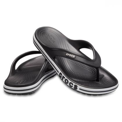 Crocs Σαγιονάρα Unisex Bayaband Flip 205393-066 Black/White - Image 3