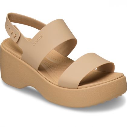 Crocs Brooklyn Καλοκαιρινές Πλατφόρμες Πέδιλα Brooklyn Sky Sandal 212250-2NB Cashew - Image 4