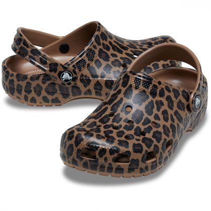 Crocs Classic Animal Clog Unisex 211881-2LD Sepia/Leopard - Image 3