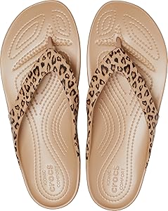 Γυναικείες Σαγιονάρες Crocs Kadee II Leopard Flip W 206398-98R Leopard/Gold - Image 2