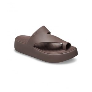 Σανδάλια Crocs Getaway Platform Toe Loop 210834-0LF Truffle - Image 2