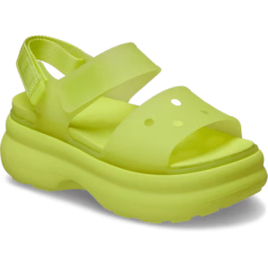 Crocs Πλατφόρμες Πέδιλα Soho Frosted Y Strap Sandal 212651-738 Citrus - Image 2