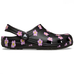 Crocs Classic Kids’ Flower Clog 212670-001 Black