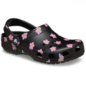 Crocs Classic Kids’ Flower Clog 212670-001 Black - Image 3
