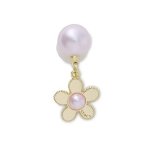 Jibbitz™ Charms Crocs 10017437 Pink Pearl and Gold Flower