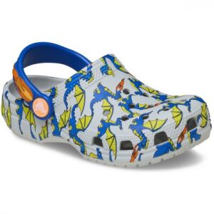 Crocs Classic Unisex Dragon Graphic Clog 212514-1FT Atmosphere - Image 2