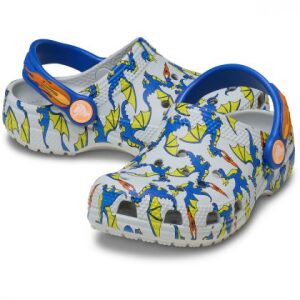 Crocs Classic Unisex Dragon Graphic Clog 212514-1FT Atmosphere - Image 3