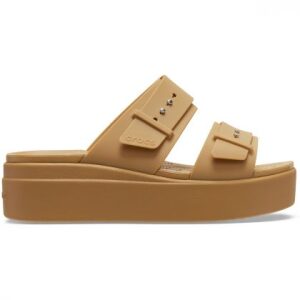 Γυναικείες Πλατφόρμες Crocs Brooklyn Buckle 207431-2HI Umber