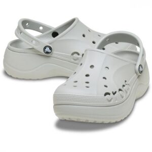 Crocs Baya Platform Clog 208186-101 Pearl White - Image 4