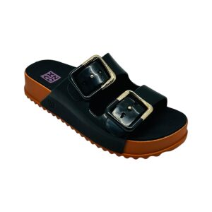 Γυναικεία Σανδάλια Σαγιονάρες Slide Zaxy 780-26222 Black/Brown 19333-BR711 - Image 6