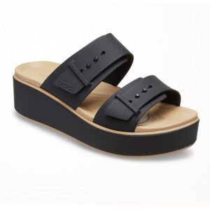 Γυναικεία Σανδάλια Crocs Brooklyn Buckle 212408-0RI Black/Cashew - Image 4