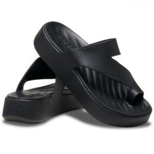 Σανδάλια Crocs Getaway Platform Toe Loop 210834-001 Black - Image 3