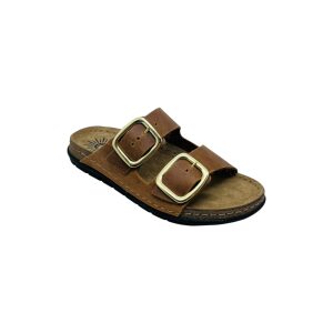 Γυναίκεια Δερμάτινα Ανατομικά Σανδάλια Sunny Sandals SIENNA-60302 Cuoio - Image 3
