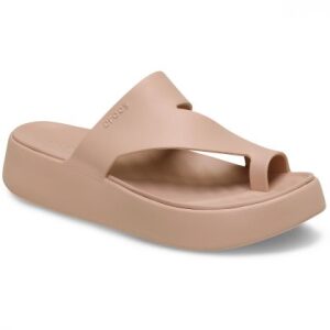 Σανδάλια Crocs Getaway Platform Toe Loop 210834-7AF Pink Caramel