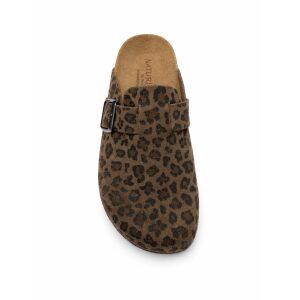 Γυναικεία Ανατομικά Σαμπό Natura Leopard By adam's 580-26038 Brown - Image 3