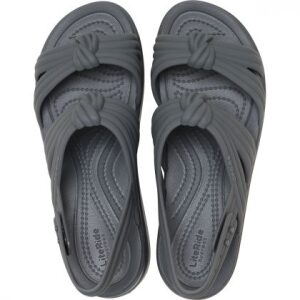 Crocs Brooklyn Knot Low Wedge Platform 212864-0YK Carbon - Image 2