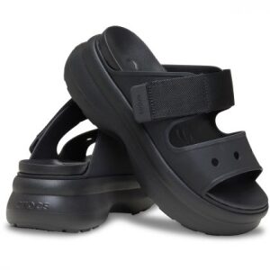 Crocs Platform Soho Two Strap Sandal 212861-001 Black - Image 4