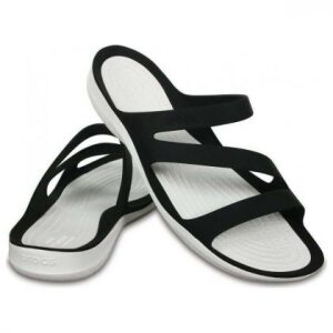 Πέδιλα σανδάλια Crocs Swiftwater Sandal W 203998-066 Black/White - Image 4